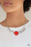 Egyptian Spell - Orange Necklace - Shine With Aloha, LLC
