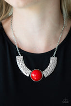 Load image into Gallery viewer, Egyptian Spell - Red Necklace Paparazzi
