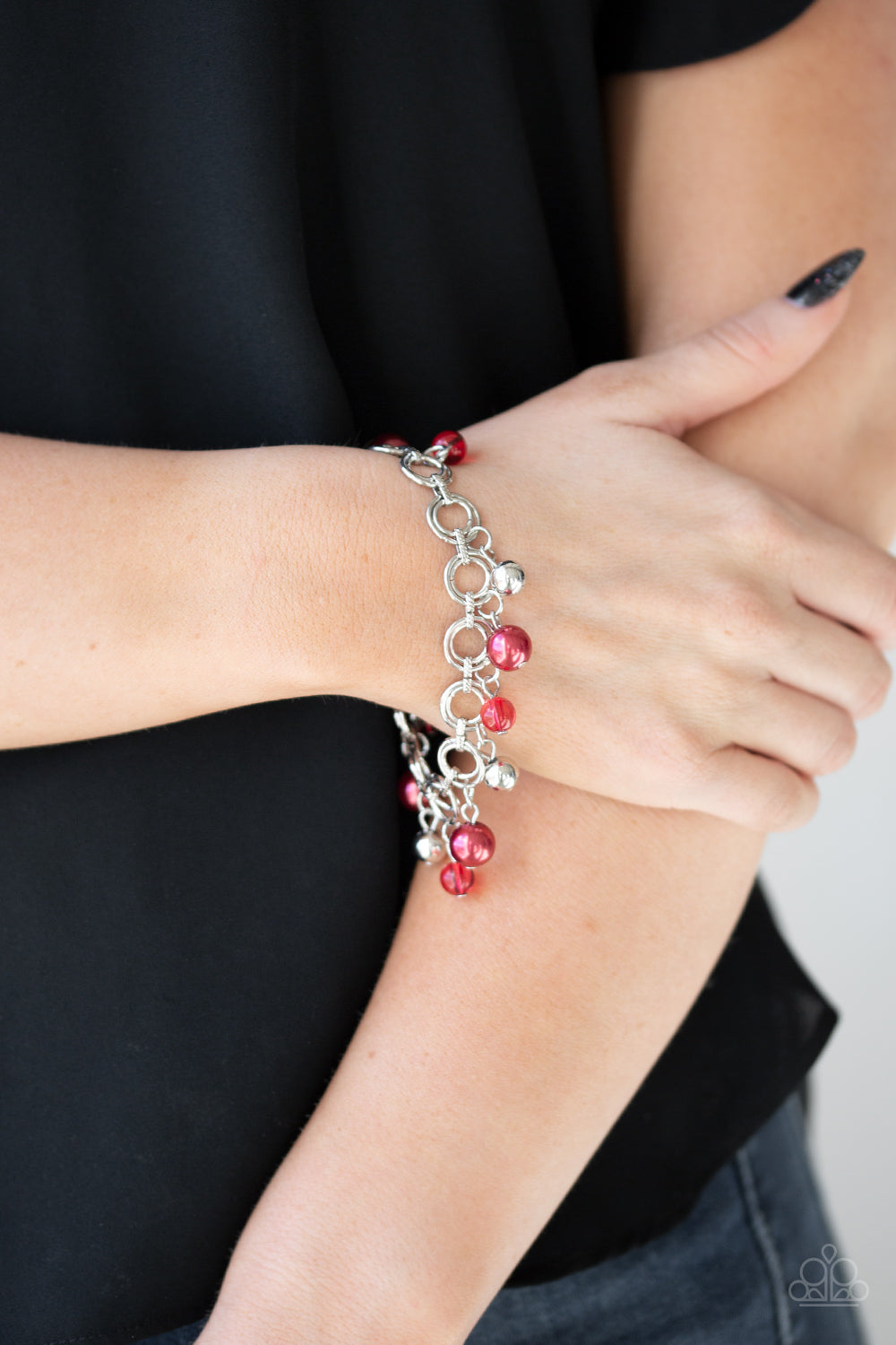 Fancy Fascination - Red Lobster Clasp Bracelet - Shine With Aloha, LLC