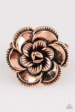 Load image into Gallery viewer, Flowerbed and Breakfast Copper Ring Paparazzi
