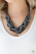 City Catwalk - Blue Seed Bead Necklace Paparazzi - Shine With Aloha, LLC