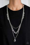 Pearl Pageant - Silver Pearl Lanyard Necklace