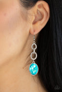 Extra Ice Queen Blue Earrings Paparazzi