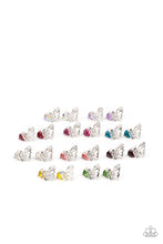 Load image into Gallery viewer, Starlit Shimmer - Butterfly Rhinestone Earrings - 10 Pack
