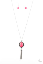 Load image into Gallery viewer, Nomadic Dramatics Pink Necklace Paparazzi
