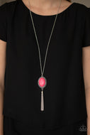 Nomadic Dramatics Pink Necklace Paparazzi