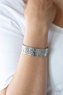 Read The VINE Print - Silver Cuff Bracelet