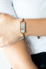 Load image into Gallery viewer, Canyon Warrior - Blue Urban Pull String Bracelet - Shine With Aloha, LLC
