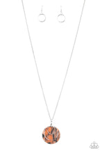 Load image into Gallery viewer, Sahara Equinox Orange Necklace Paparazzi
