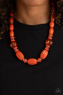 Copy of High Alert - Orange Necklace