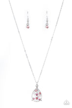 Load image into Gallery viewer, Stormy Shimmer - Pink Teardrop Necklace Paparazzi
