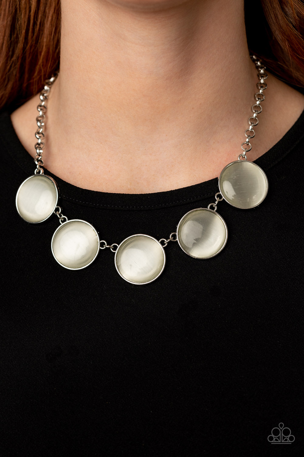 Ethereal Escape - White Moonstone Silver Necklace - Shine With Aloha, LLC