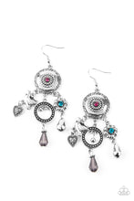 Load image into Gallery viewer, Springtime Essence - Multi Silver Earrings
