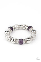 Load image into Gallery viewer, Take Your Best Shot - Purple Stretchy Bracelet
