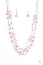 Load image into Gallery viewer, Fluent In Affluence - Pink Pearl and Silver Necklace

