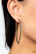 Curved Couture - Brass Hoop Earrings - Shine With Aloha, LLC