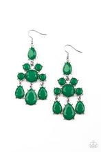Load image into Gallery viewer, Afterglow Glamour - Green Earrings - Shine With Aloha, LLC
