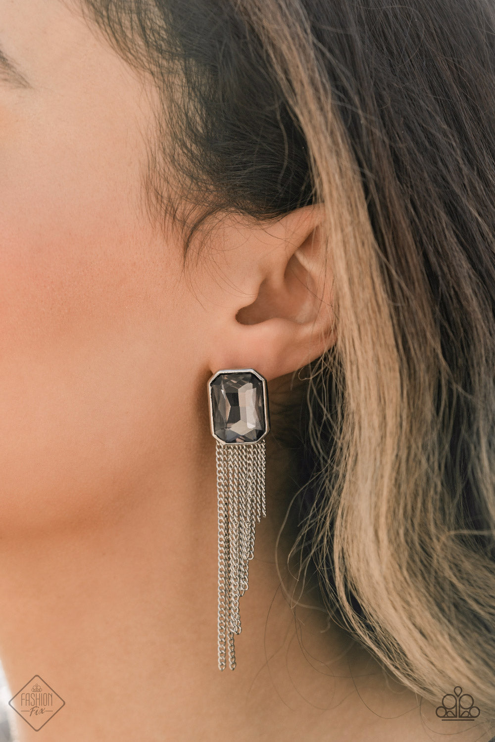 Save for a REIGNy Day - Silver Tassel Earrings