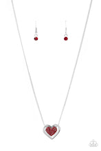 Load image into Gallery viewer, Game, Set, MATCHMAKER - Red Silver Necklace
