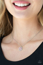Load image into Gallery viewer, My Heart Goes Out To You - Pink Silver Necklace
