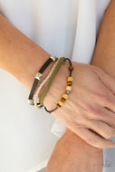 Solo Climb Black Urban Bracelet Paparazzi
