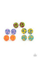 Starlet Shimmer - 5 Pack Multi-Color Metro Heart Stud Earrings