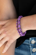 Colorfully Country - Purple Bracelet Paparazzi