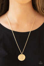 Load image into Gallery viewer, Light It Up - Gold Necklace Paparazzi
