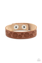 Load image into Gallery viewer, Follow The Wildflowers - Brown Snap Bracelet Paparazzi
