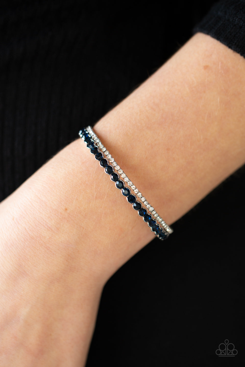 Fairytale Sparkle Blue Cuff Bracelet Paparazzi