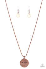 Load image into Gallery viewer, Be Still - Copper Necklace Paparazzi
