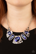 Load image into Gallery viewer, Futuristic Fashionista - Blue Necklace Paparazzi
