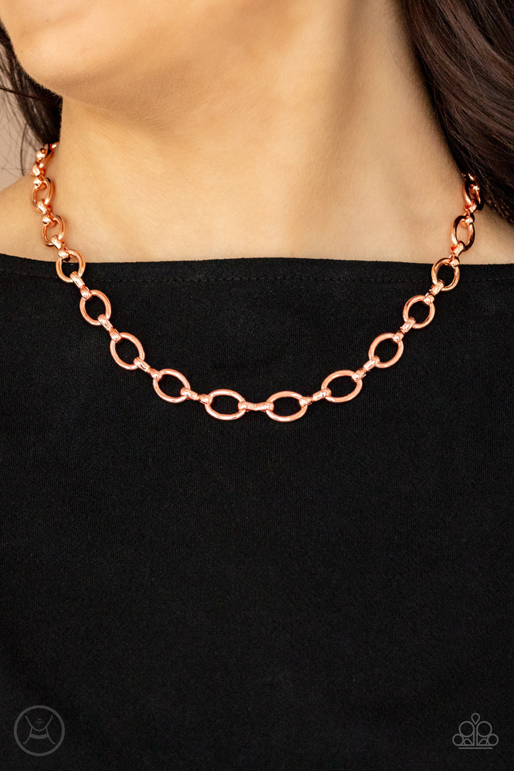 Craveable Couture - Copper Choker Necklace Paparazzi
