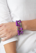 Load image into Gallery viewer, Perfectly Prismatic - Purple Bracelet Paparazzi
