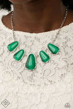 Load image into Gallery viewer, Newport Princess - Green Moonstone Necklace Paparazzi
