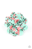 Springtime Eden - Green Flower Hair Accessories Paparazzi