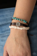 Terrain Trend - Blue Bracelet Paparazzi