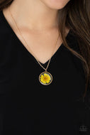 Prairie Promenade - Yellow Gold Flower Necklace