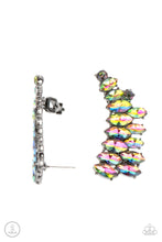 Load image into Gallery viewer, Explosive Elegance Multi-Color Oil Spill Ear Crawler Earrings Paparazzi
