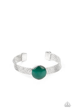 Load image into Gallery viewer, Mystical Magic - Green Cuff Bracelet - Paparazzi
