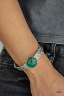 Mystical Magic - Green Cuff Bracelet - Paparazzi