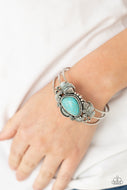 Western Wonderland - Blue Cuff Bracelet Paparazzi