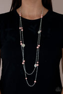 Sublime Awakening - Orange Long Necklace Paparazzi