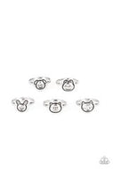 Starlet Shimmer Animal Rings - 5 Pack