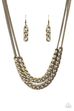 Load image into Gallery viewer, Urban Culture - Brass Necklace Paparazzi
