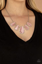 Load image into Gallery viewer, Newport Princess - Pink Moonstone Necklace Paparazzi
