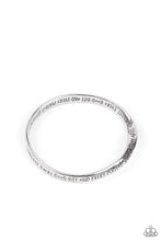 Load image into Gallery viewer, Perfect Present - Silver Inspirational Bangle Bracelet Paparazzi
