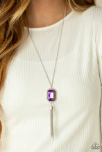Load image into Gallery viewer, Blissed Out Opulence - Pink Iridescent Necklace Paparazzi
