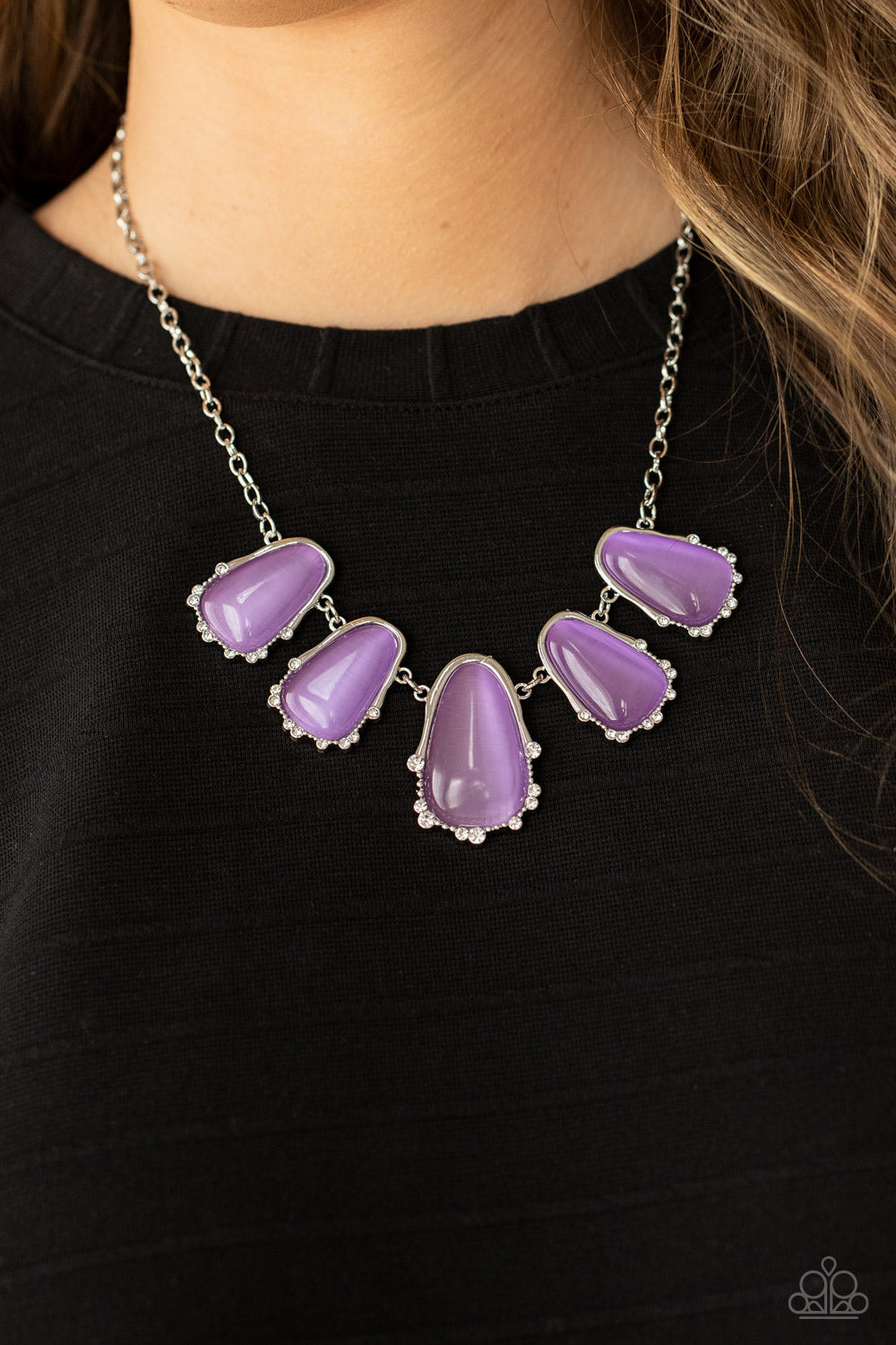 Newport Princess - Purple Moonstone Necklace Paparazzi