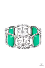 Load image into Gallery viewer, Colorful Coronation - Green Bracelets Paparazzi
